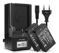 CELLONIC, Batterie pour Caméra Compatible avec Nikon CoolPix P1000, P950, EN-EL20a, EN-EL20 (7.4V, 800mAh) 2 Pièces + Chargeur