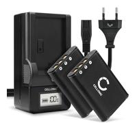 CELLONIC, Batterie pour Caméra, Compatible avec Nikon MH-63, Coolpix S560, S550, EN-EL11, MH-64 (3.7V, 600mAh) 2 Pièces + Chargeur