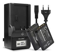 CELLONIC, Batterie pour Caméra, Compatible avec Sony NP-BX1, ZV-1, HDR-CX405 (3.7V, 1090mAh) 2 Pièces + Chargeur