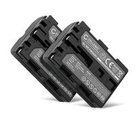CELLONIC, Batterie pour Caméra Compatible avec Sony NP-FM500H, Alpha SLT-A58 (α58) (7.4V, 1600mAh) 2 Pièces