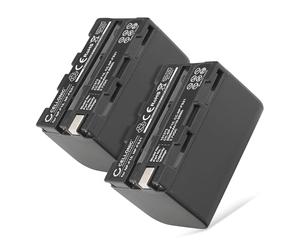 CELLONIC, Batterie pour Caméra, Compatible avec Sony NP-FS11, NP-FS21, DCR-PC5E, DCR-PC1 (3.7V, 2800mAh) 2 Pièces
