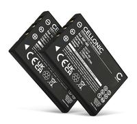 CELLONIC, Batterie pour Caméra, Compatible avec Toshiba Camileo H20, P10, H30, PDR-5300 (3.7V, 1180mAh) 2 Pièces