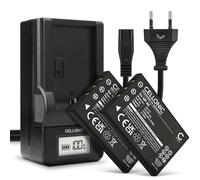 CELLONIC, Batterie pour Caméra Compatible avec Toshiba Camileo HD, NP-60, H20, P10, S10, H10 (3.7V, 1180mAh) 2 Pièces + Chargeur