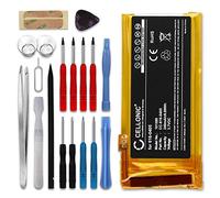 CELLONIC, Batterie pour Lecteur MP3 Compatible avec Apple iPod Nano 4 Gen. - A1285, P11G73-01-S01 (3.7V, 240mAh) + Kit d'outils