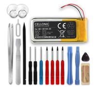 CELLONIC, Batterie pour Montre Intelligente et Bracelet de Fitness Compatible avec Garmin Forerunner 45, Swim 2 (70mAh, 3.8V) + kit d'outils 17pcs Batterie de Remplacement 361-00104-20