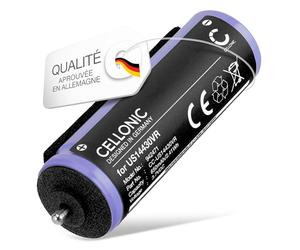 CELLONIC, Batterie pour Rasoir Compatible avec Panasonic EW-DL82, US14430VR, EW-DL40 (3.7V, 650mAh)