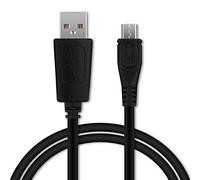 CELLONIC Câble Micro USB vers USB A Charge et Data Compatible avec Sony Dualshock 4 / PS VR Aim Controller 2.0 1A PVC Noir 1m Console Manette Gaming