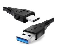 CELLONIC Câble USB transfert de données et charge de 1m compatible avec Umidigi Bison (2020), Bison (2021), Bison GT, Bison Pro USB C Type C vers USB A 3.1 Gen 1 3A noir Fil en PVC