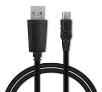 CELLONIC Câble USB transfert de données et charge de 1m pour caméras, smartphones, smartwatch, tablet, GPS ou enceintes Mini USB vers USB A 2.0 1A noir Fil en PVC