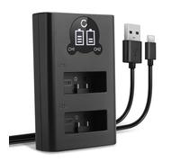 CELLONIC Chargeur Double AHDBT-1301 Smart et Rapide Compatible avec GoPro Hero 13 Alimentation Dual de Charge