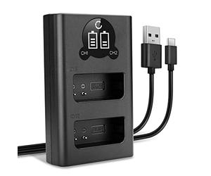 CELLONIC Chargeur Double BCN-1 Smart et Rapide Compatible avec Alimentation Dual BLN-1 de Charge