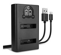 CELLONIC Chargeur Double en-EL5 Smart et Rapide Compatible avec Alimentation Dual MH-61 + Câble USB de Charge