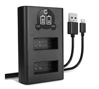CELLONIC Chargeur Double LP-E12 Smart et Rapide Compatible avec Alimentation Dual LC-E12 + Câble USB de Charge