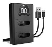 CELLONIC Chargeur Double NP-BX1 Smart et Rapide Compatible avec Alimentation Dual ACC-TRBX + Câble USB de Charge
