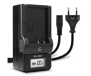 CELLONIC Chargeur EN-EL19, NP-BJ1 pour Appareil Photo, Alimentation Batterie MH-66, Câble Charge Rapide, Adaptateur Secteur