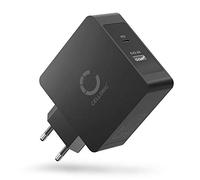 CELLONIC Chargeur USB pour téléphone Smartphone Tablette avec USB PD Power Delivery 57W - 5.4A Bloc Alimentation USB 2X Prise USB Chargeur Multi USB Adaptateur Secteur USB 2 Ports Chargeur Secteur