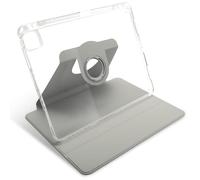 CELLONIC Coque iPad Rotative 360 avec Rabat, pour iPad Pro 13 (25/24), Gris | Coque support iPad avec support rotatif 360 degrés, rabat avant amovible pour protection totale ou dos seul, coins anti-choc