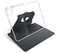 CELLONIC Coque iPad Rotative 360 avec Rabat, pour iPad Pro 13 (25/24), Noir | Coque support iPad avec support rotatif 360 degrés, rabat avant amovible pour protection totale ou dos seul, coins anti-choc