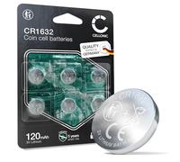 CELLONIC CR1632 Piles de Bouton Lithium Compatible avec clés de Voiture, appareils à LED, compteurs de vélo, appareils médicaux - Pack de x6