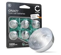 CELLONIC CR2477 Pile Bouton Électronique Industrielle- 6X
