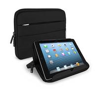 CELLONIC Housse pour Tablette Universelle de 10.1 Pouces en Nylon Noir - Étui de Protection avec Bulles Antichocs et Fonction de Support, capitonnage de Bulles, imperméable | Pochette,Étui Souple