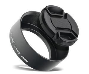 CELLONIC Pare-Soleil LN-46S Compatible avec Olympus M.Zuiko Digital 17mm 1.8 Ed, ... - Ø 46mm Protection Objectif Appareil Photo et amélioration des Couleurs/Contrastes