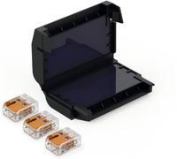 Étui rempli de gel - Joint droit 6x0,2 4mm² EASY-PROTECT 332 | Connecteur de câble étanche pour raccordement droit, protection IPX8, installation rapide sans outils ni mélange
