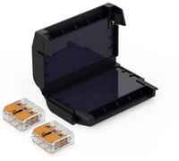 CellPack 407863 EASY-PROTECT/323 Boîte de gel pour bornes de raccordement flexible: 0.2-4 mm² rigide: 0.2-4 mm² Nombre de pôles: 2 1 pc(s) noir Piece