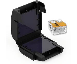 CellPack 410356 EASY-PROTECT/412 Boîte de gel pour bornes de raccordement flexible: 0.5-6 mm² rigide: 0.5-6 mm² 1 pc(s) noir Piece