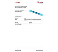 CellPack 456336 DR-L/1.5-2.5/Set/20x/BU Connecteur à sertir thermorétractable bleu 20 pc(s)