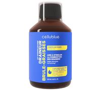 Cellublue Draineur Brûle-Graisses - Formule ultra-concentrée innovante - Marque experte depuis 12 Ans - Cure intensive de 15 jours
