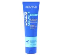 Cellublue Gommage Corps Anti-Cellulite - Exfoliant Caféine et Grains Naturels - Cible Capitons et Peau d'Orange - Texture Moussante, Peau Douce - Cuisses, Fesses et Ventre - Monoï - 150 ml