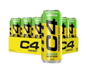 Cellucor C4 Performance Energy Carbonated 500ml x 12 Twisted Limeade Multi-ling