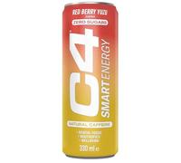 Cellucor C4 Smart Energy, Red Berry Yuzu - 12 x 330 ml.