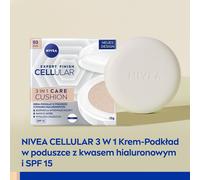 Cellular Expert Finish 3in1 Cushion Care Anti-Rides Fondation De La Crème Dans Un Oreiller À L'acide Hyaluronique, Couleur Foncée, 15 G