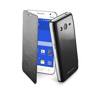 Cellular Line backbookgalcor2 K Étui à Rabat pour Samsung Galaxy Core 2 Noir