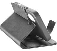 Cellular Line Book Agenda 2 Case Coque arrière Apple iPhone 16 noir résistant aux chocs BOOKAG2IPH16K