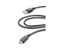Cellular Line – Câble Micro-USB Data – 2 m – USB 2.0 – Noir
