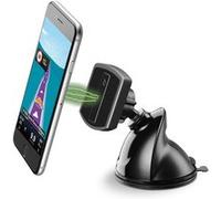 cellularline | Touch Flexi - Universal | Support de Smartphone Auto magnétique avec Fixation par Ventouse - Orientable à 360° - Noir