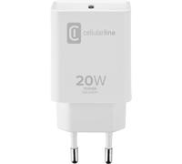 Cellular Line Cellularline USB-C Charger 20W - iPhone 8 or later, Drinnen, AC, 12 V, Weiß Chargeur USB 20 W 1x USB-C® Power Delivery blanc intérieure chargeur