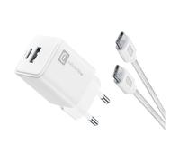 Cellular Line Chargeur MULTIPOWER 30W GaN Blanc