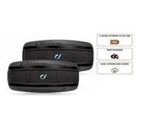 Interphone Shape Système Double Pack de Communication Bluetooth, noir