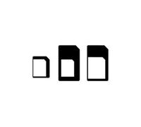 Cellular Line UNIVERSAL SIM ADAPTERS - Kit d'adaptateurs de carte SIM - pour Apple iPad (3ème génération)
