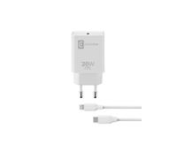 Cellularline USB-C Charger Kit 20W - USB-C to Lightning - iPad (2020) Chargeur secteur USB-C 20W pour recharger à la vitesse maximale les iPads (2020) avec câble USB-C vers Lightning.