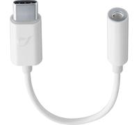 Cellularline - Adaptateur audio USB-C vers 3,mm - blanc