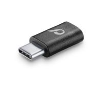 Cellularline Adaptateur de MICRO USB à USB-C Convertit le port MICRO USB en USB-C