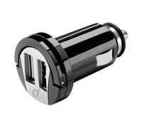 Cellularline - Adaptateur d'alimentation pour voiture - 2 A - 2 connecteurs de sortie (USB)