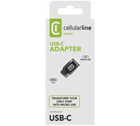 Cellularline Adaptateur de MICRO USB à USB-C