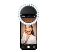 Cellularline Anneau Lumineux Universel pour Selfie