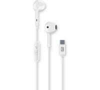 Cellularline AUCAPSULETYPECW Casque & écouteurs filaires intra-auriculaires Appels/Musique USB Type-C Blanc